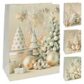 Dárková taška vánoční 2441 velikost XL 40 x 13 x 56 cm (mix 4 vzorů)