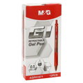 Gelové pero M&G G1 (0,5 mm) - červená náplň