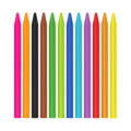 Pastelky MILAN plastické 10 ks + 2 ks FLUO