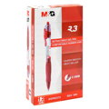 Pero gelové M&G R3 hrot 0,5mm - červená náplň