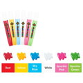 Barvy na sklo sada 6 barev 10,5 ml + 6 sklíček - Princezné