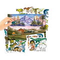 Kreativní sešit Dino World + 80 samolepek
