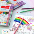 Sada pastelek Faber-Castell Colour Classic 18+6 Pastel - Jednorožec