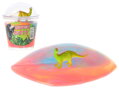 Dinoworld hmota v kelímku s dinosaurem 2barvy 12ks v DBX