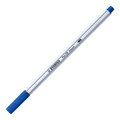 Fix se štětcovým hrotem pro různé šířky čar STABILO Pen 68 Brush, ultramarínovo modrý