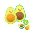 Guma s ořezávátkem - Avocado