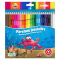 Pastelky Ocean Wolrd trojhrané 24 ks