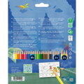 Sada pastelek Faber-Castell Dino Colour Classic 18+6 neonových a metalických - Dino