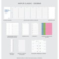 Diář Filofax Moonlight - černý, osobní