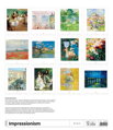 Nástěnný kalendář 2026 - Exclusive Impressionism