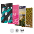 Kniha záznamová linkovaná A5 (144-listová)