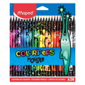 Pastelky trojhranné MAPED "COLOR'PEPS MONSTER" sada 24 ks