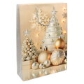 Dárková taška vánoční 2441 velikost XL 40 x 13 x 56 cm (mix 4 vzorů)