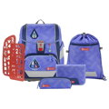 Školská aktovka/ruksak 2V1 pre prváčikov – 6-dielny set, Step by Step Ľadové kráľovstvo