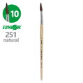 Štětec kulatý JUNIOR č. 10" 251 Natural