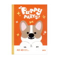 Sešit linkovaný A5 M&G Puppy Party! (4 designy)