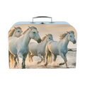 Dětský kufřík - Horses light blue