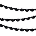 Netopýří girlanda, papír, 3 m, Halloween