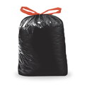 Vrecia na odpad  (LDPE) zaťahovacie čierne 70 x 100 cm 120L  [25 ks]