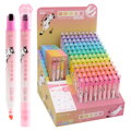 Prezentační stojan - Zvýrazňovač s rotačním razítkem 108 ks + 16x sada 3 barvy