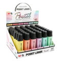Zvýrazňovač M&G Pastel, mix barev