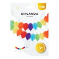 Balónky s girlandou, papírové, 3 m
