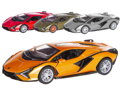 Auto Lamborghini Sian 12,5cm 1:40 kov zpětný chod 4barvy 12ks v DBX