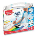 Kreatívna sada MAPED Creativ Blow Pen Art fúkacie fixy - sada 6 ks