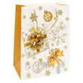 Vánoční dárková taška 2031 velikost D 30 x 12 x 40 cm (mix 4 vzorů)