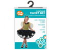 Dětský kostým Sweet Bee (šaty, čelenka, křídla), velikost 110/120 cm