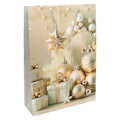 Dárková taška vánoční 2441 velikost XL 40 x 13 x 56 cm (mix 4 vzorů)
