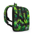 Školní batoh BagMaster BAG 23 A green /black