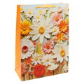 Dárková taška 2049 Flowers, velikost D 30 x 12 x 40 cm (mix 4 vzorů)