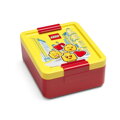 LEGO ICONIC Girl svačinový set (láhev a box) - žlutá/červená