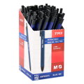 Pero kuličkové, trojhranné M&G TR3 Semi-Gel 0,7 mm - modrá náplň