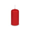 Svíčka válcová 50 x 100 mm, červená (4 ks v bal.)