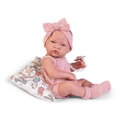 Panenka - novorozená Lúa v růžovém pyžamu, 42 cm