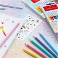 Sada pastelek Faber-Castell Colour Grip 18+6 Sparkle - Jednorožec