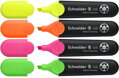 Zvýrazňovač Schneider Job - sada 4 originálních kusů