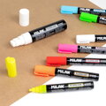 Popisovač Milan FLUOGLASS - bílý na okna, sklo, tabule