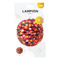 Lantern Dots, papír, kulatý, 26 x 22,5 cm
