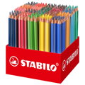 Tříhranné barvičky STABILO Trio silná 300 ks - 20 různých barev