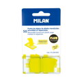Blok lep MILAN FLUO záložka PVC 45 x 25 mm žlutá
