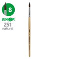 Štětec kulatý JUNIOR č. 8" 251 Natural