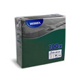 Ubrousky 33 x 33 cm tm. zelené 100 ks