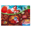 Dětské puzzle 50 x 34 cm (24 dílků) - Fox secret