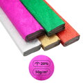 Krepový papír JUNIOR 200x25 cm METALLIC (sada 5 ks)
