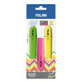 Zvýrazňovač MILAN Fluo Marker - sada 3 ks