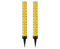 Ledová fontána chrlící zlaté a stříbrné jiskry 12 cm (2 ks)