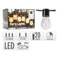 Párty osvětlení - řetěz 20 LED žárovek, teplá bílá, délka 14,5 m